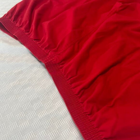 Size 3X Tafford Red Scrub or Casual Elastic Waist Pants Slit Pockets at Eac - Picture 5 of 8